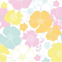 NORA gelb - rosa 40x40  Linclass, Sovie Horeca