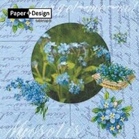 MYOSOTIS 33x33,  Paper + Design