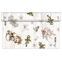 vianočná šerpa Mank - Sovie Horeca