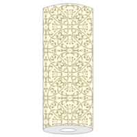 CLAUDIO champagner-gold  40cm x 24m Linclass,  Mank