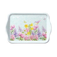 Podnos BLOOMING GARDEN turquoise  13x21, Ambiente