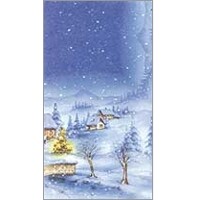  Christmas Village  80x80 Airlaid, HF