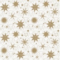 CHRISTMAS DREAMS gold-weiss 40x40 / 12 ks, Mank SH
