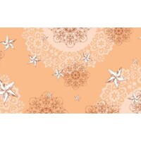 STERNENSCHEIN  aprikot-terrakotta 40cm x24m Linclass, Mank