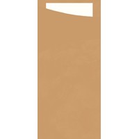 SACCHETTO NATURE + biely obrúsok papier 8,5x19 100