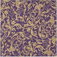 ARABESQUE aubergine-gold, Home Fashion