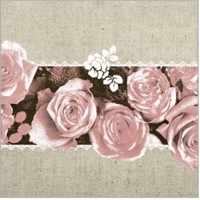  LOVELY ROSES rosa 40x40 Linclass, Mank