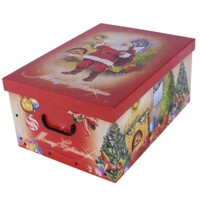 Krabica CHRISTMAS SANTA CLAUS maxi 