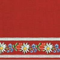  BAVARIAN FLOWERS red, Ambiente