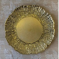 Zlatý klubový tanier kvet