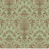 BAROQUE ORNAMENT green, Ambiente