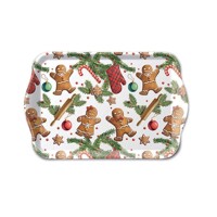 Tray melamine 13x21 cm Gingerbread cookies
