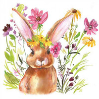 GIRL BUNNY 33x33, Ambiente