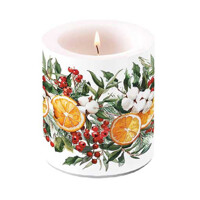 Candle medium Winter oranges, Ambiente