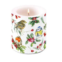 Candle medium Birds in winter, Ambiente