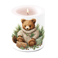 Candle medium Cuddle bear