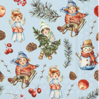 PLAYING OUTSIDE blue 33x33, Ambiente