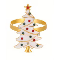 vianočný prsteň na servítky