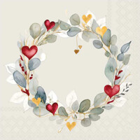 EUCALYPTUS WREATH green 33x33, Ambiente