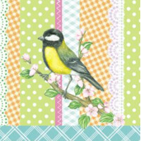 COLOURFUL BIRD 33x33, Sweet Pac