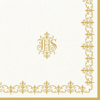 IHS MONOGRAM 40x40/50 Airlaid, Paw