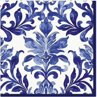 Servítky Airlaid, PAW Indigo Weave 40x40/50 ks