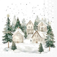 SNOWY HOUSES 33x33, Ambiente