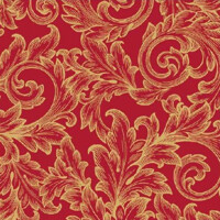 BAROQUE gold-red 33x33, Ambiente
