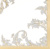 LUXURY  gold-silver 490x40 Airlaid, Home Fashion