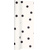 MODERN DOTS  black 490x40 Airlaid, Home Fashion