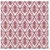 ! Vianočné servítky  VERA ORNAMENTIK  XL bordeaux 48x48 Linclass, Mank