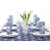 GIORGIO  blau 40x40/12 ks Linclass, MANK Sovie Home