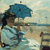 BEACH AT TROUVILLE, Ambiente