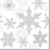 CRYSTALS silver - servítky kusové , Ambiente
