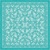  LACE türkis  80x80  Linclass,  Mank