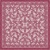 LACE bordeaux 80x80  Linclass,  Mank