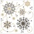 CRISTAL  schwarz-gold  80x80 Linclass, Mank