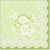  FRANZISKA grun/ green 100 ks  33x33 , Mank