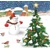 SNOWMAN WITH XMAS TREE