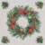 WREATH ON LINEN, Ambiente