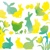  EASTER SILHOUTTES green, Ambiente