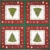 Vianočné servítky kusové CHRISTMAS EVERGREEN red, Ambiente
