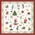 ORNAMENTS ALL OVER red, Ambiente