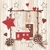 DECORS ON LIGHT WOODEN BOARD, Daisy