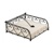 Napkin Holder Heart Big Black