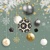 CHRISTMAS BAUBLES sage, Ambiente