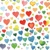 COLOURFUL HEARTS MIX 33x33, Ambiente