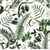 FARNS AND GREEN LEAVES, Daisy