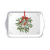 Double-walled glass 0.2 L Mistletoe with bow white