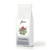 Candle medium Mistletoe with bow white